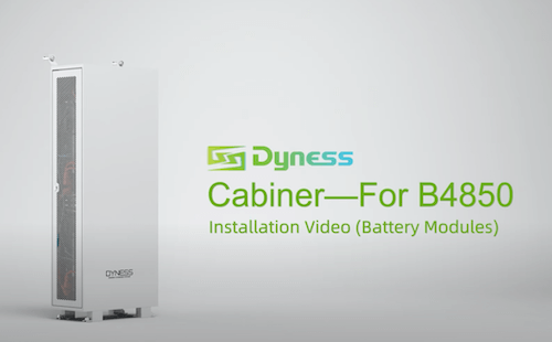 Dyness B4850 Battery Installation Video